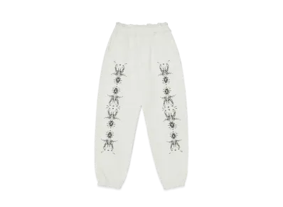 THUG CLUB Dragon Jogger Pants "White"