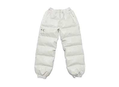 THUG CLUB TC Leather Puffer Pants "White"