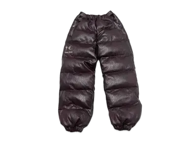 THUG CLUB TC Leather Puffer Pants "Purple"