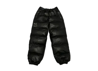 THUG CLUB TC Leather Puffer Pants "Black"