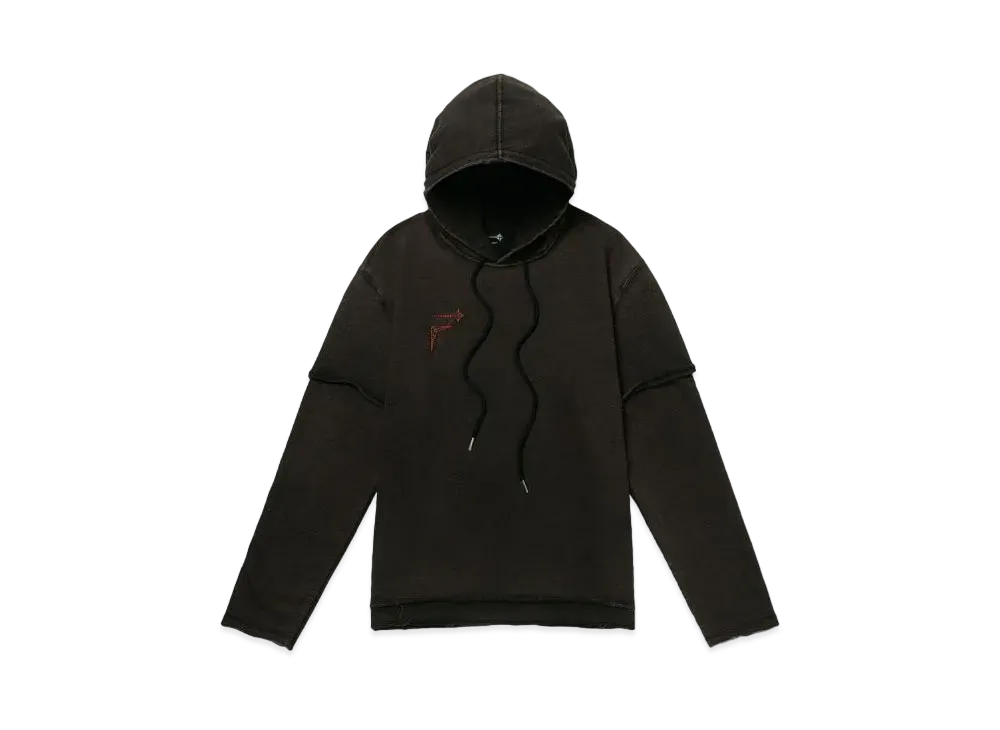 THUG CLUB x FILA String Sweat Shirts "Wash Black"