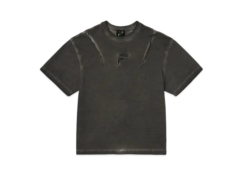 THUG CLUB x FILA Logo T-Shirts "Wash Black"