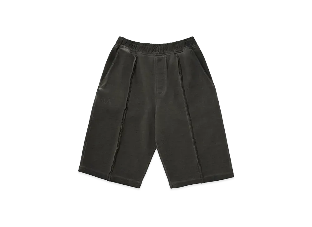 THUG CLUB x FILA Stitch Sweat Shorts "Wash Black"