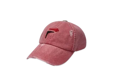 THUG CLUB x FILA Cap "Wash Red"