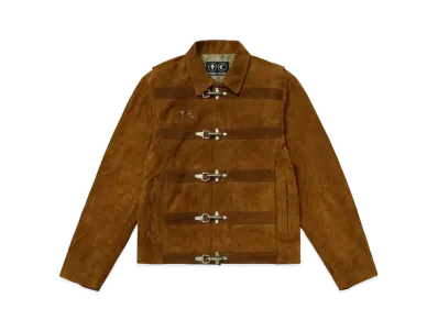 THUG CLUB Bio Soldier Leather Jacket "Camel"