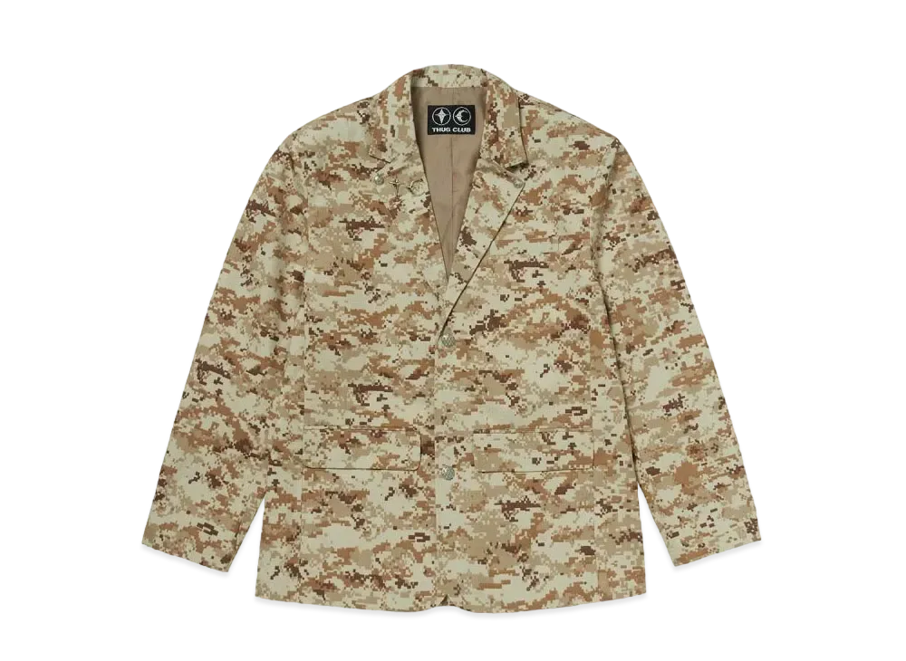 THUG CLUB TC Army Blazer "Beige"