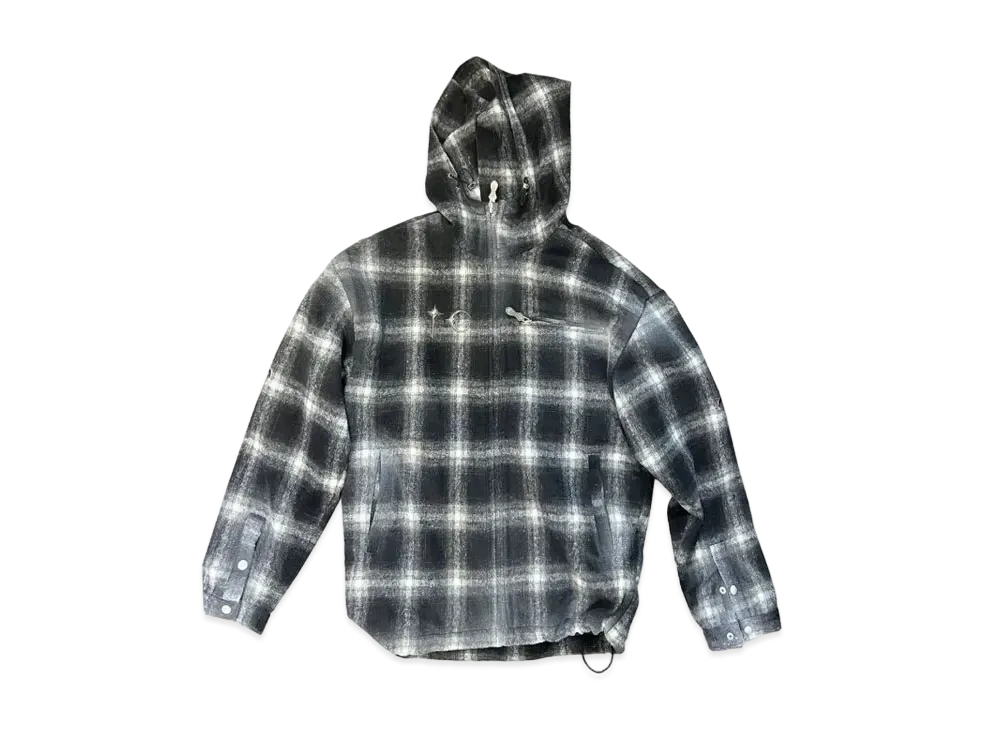 THUG CLUB Arab Sword Flannel Zip-up "Black"