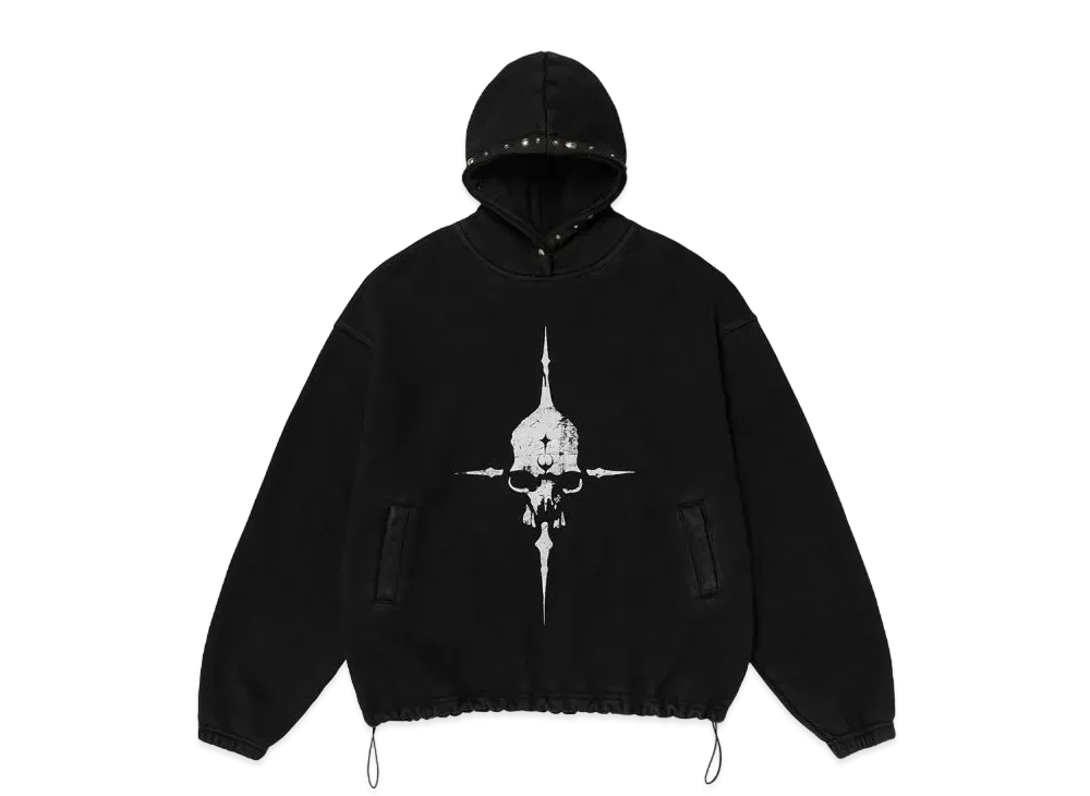 THUG CLUB Peace Stud Hoodie "Black"