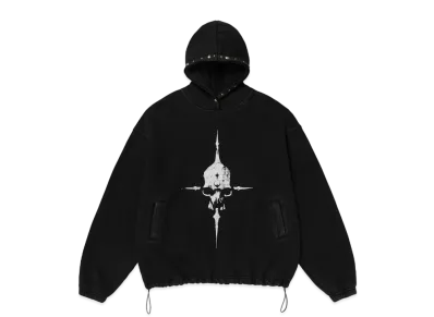 THUG CLUB Peace Stud Hoodie "Black"
