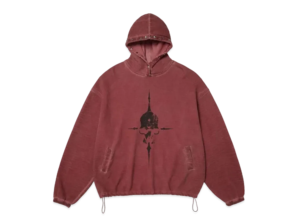 THUG CLUB Peace Stud Hoodie "Red"