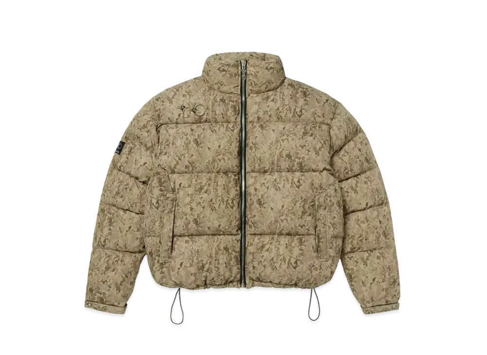 THUG CLUB Bio Soldier Super Heavy Puffer Jacket "Beige"