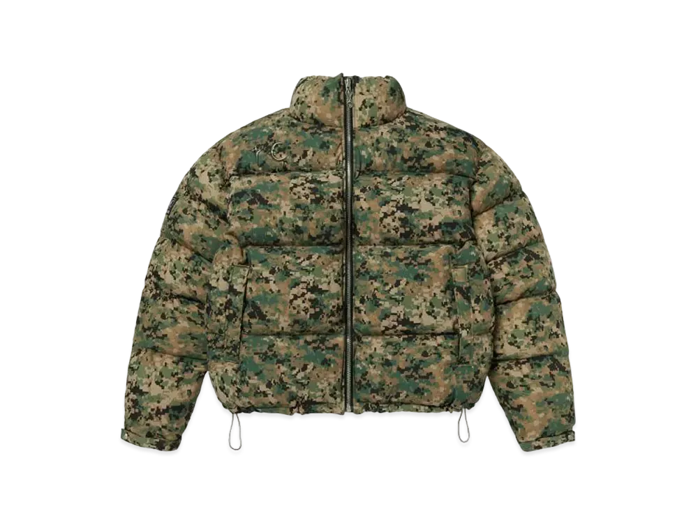 THUG CLUB Bio Soldier Super Heavy Puffer Jacket "Green"