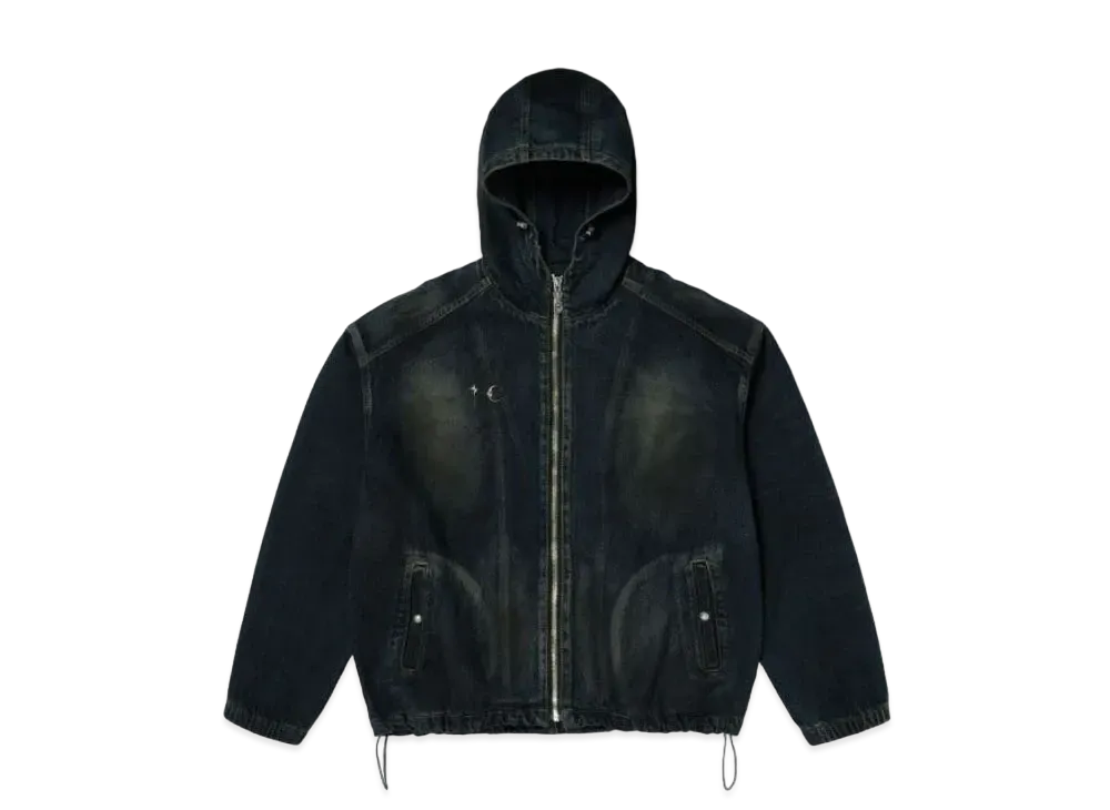 THUG CLUB Basic Emblem Denim Jacket "Blue"