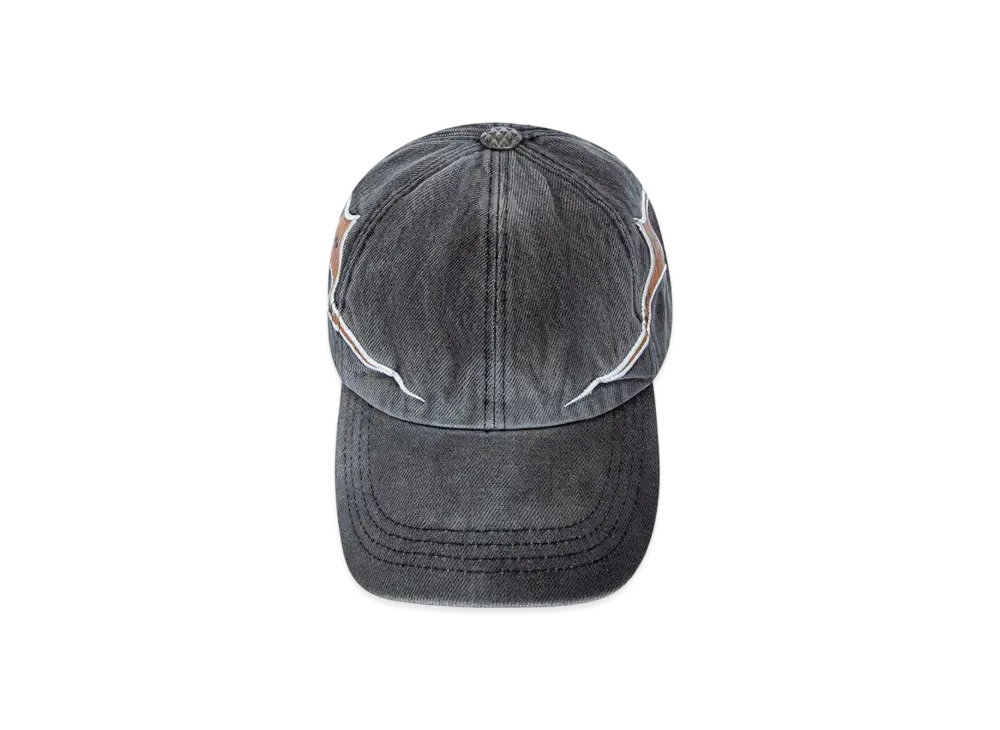 THUG CLUB MCM Tribal Leather Cap "Charcoal"