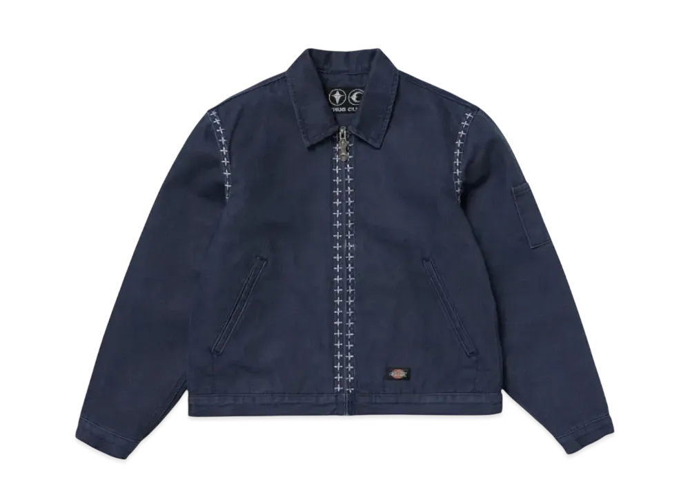 THUG CLUB x Dickies X Stitch Eisenhower Jacket "Navy"