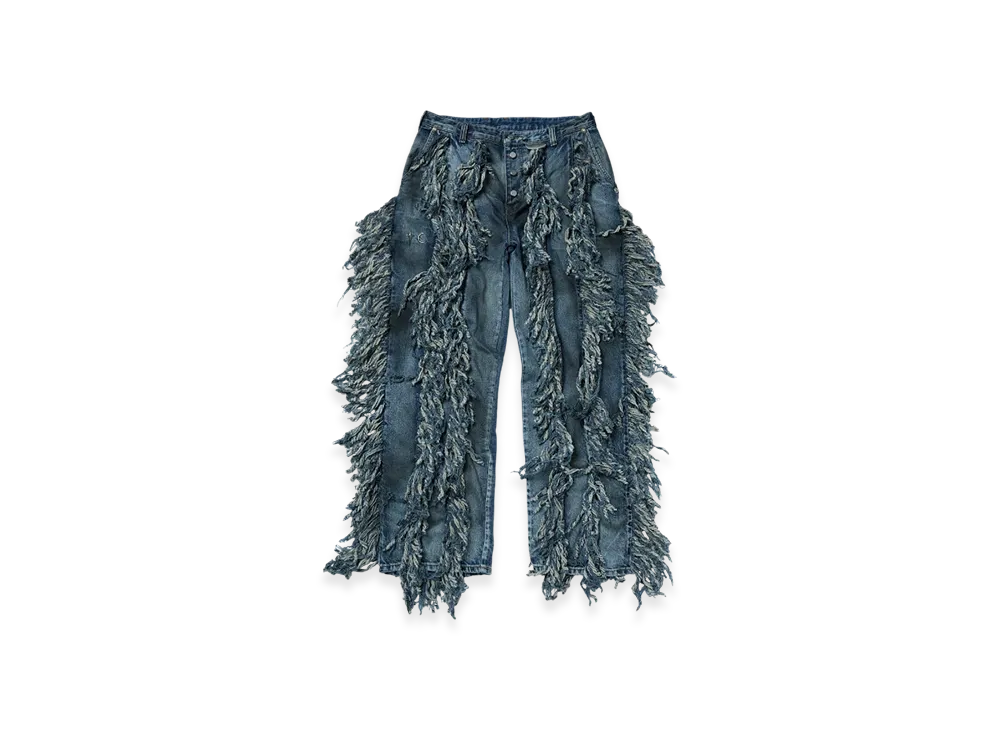 THUG CLUB Angels Denim Pants "Blue"