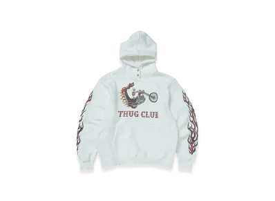 THUG CLUB Dragon Chopper Hoodie "White"