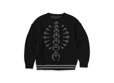 THUG CLUB TC Bone Knit Sweater "Black White"