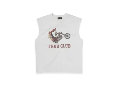 THUG CLUB Dragon Chopper Sleeveless "White"