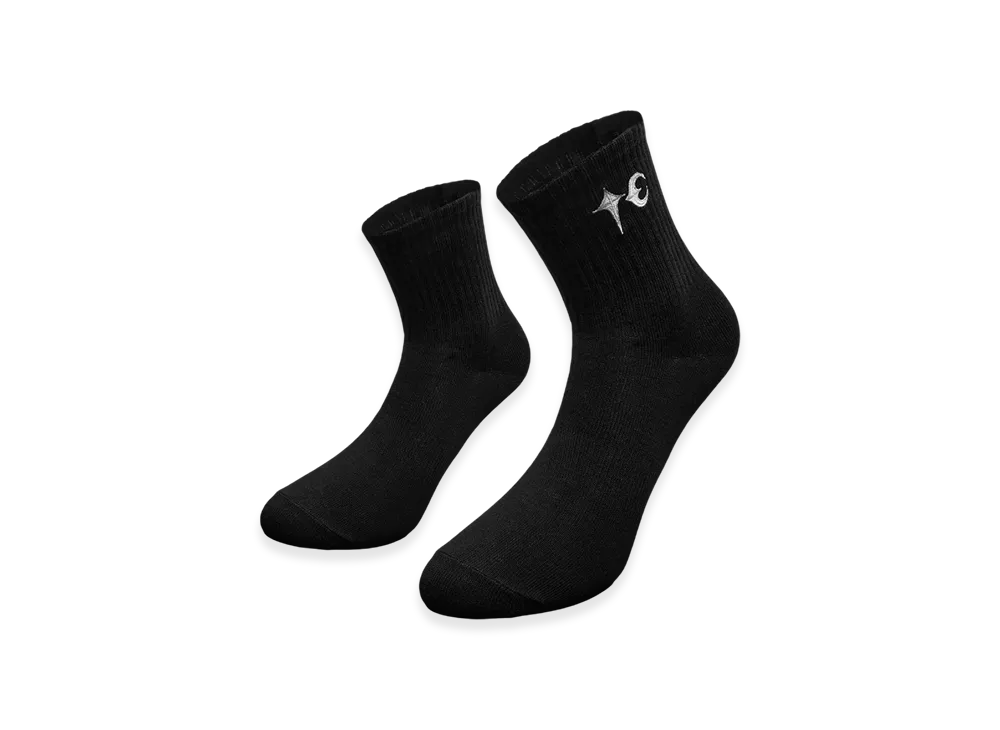 THUG CLUB TC Embroidered Socks "Black"