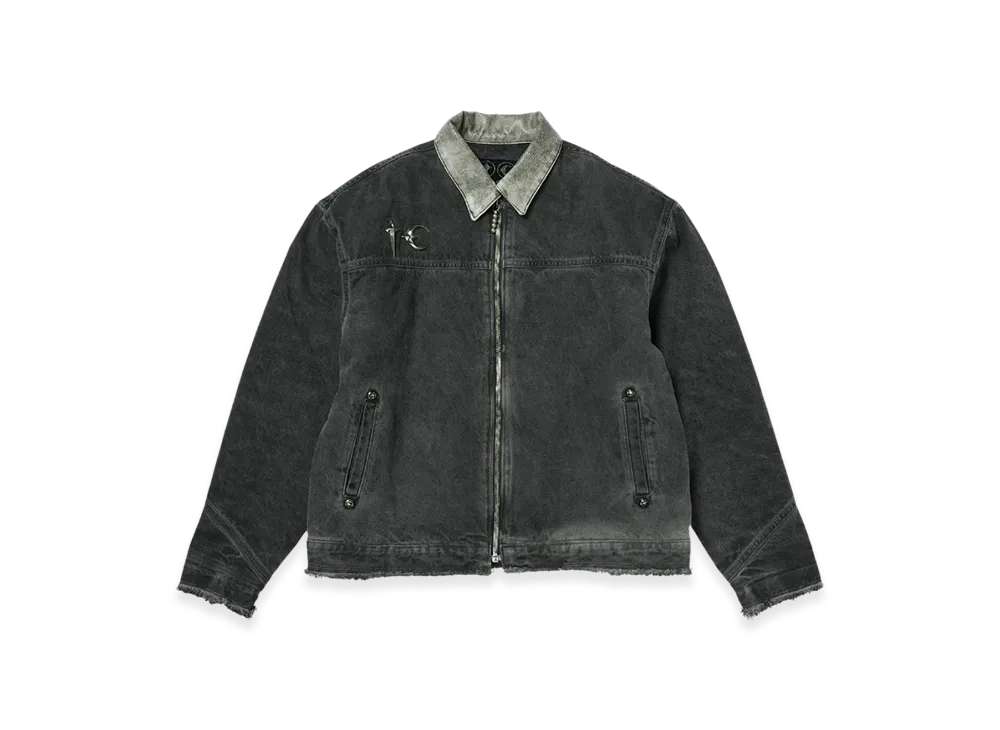 THUG CLUB TC Washed Work Jacket "Charcoal"