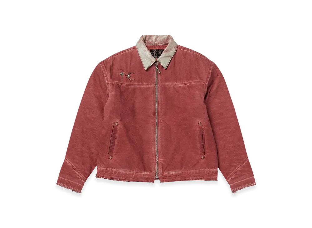 THUG CLUB TC Washed Work Jacket "Red"