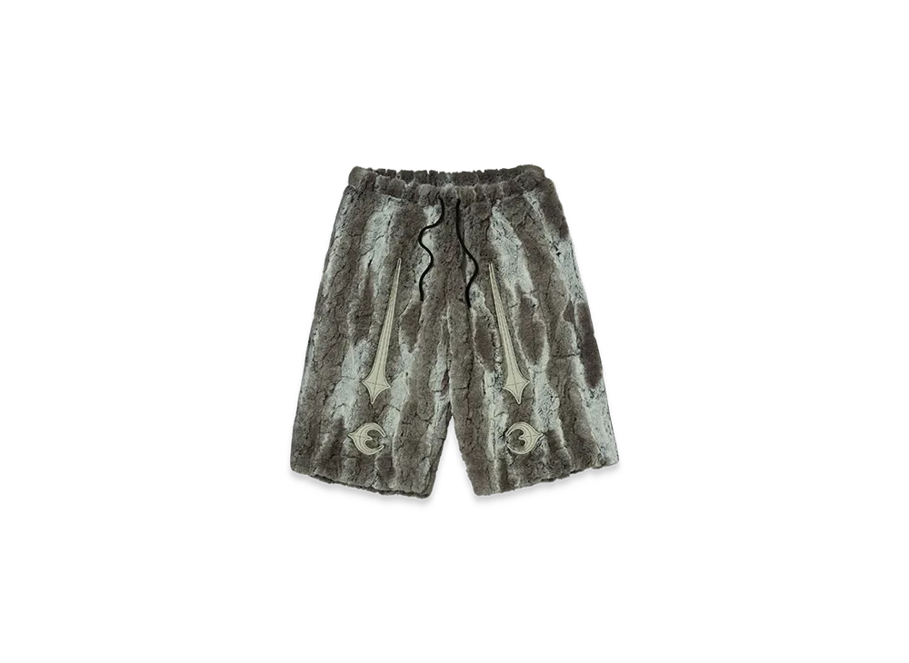 THUG CLUB TC Bone Fur Shorts "Ivory"