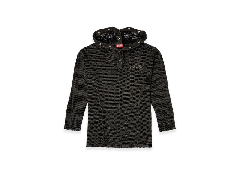 THUG CLUB x Diesel S-Thug-Fishnet Sweat-Shirt "Black"