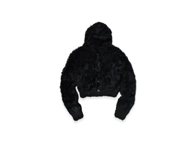 THUG CLUB Chimera Fur Hooded Zip-Up "Black"