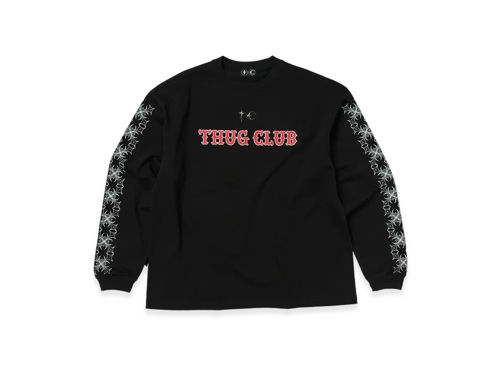 THUG CLUB TC Pattern Long-Sleeve "Black"