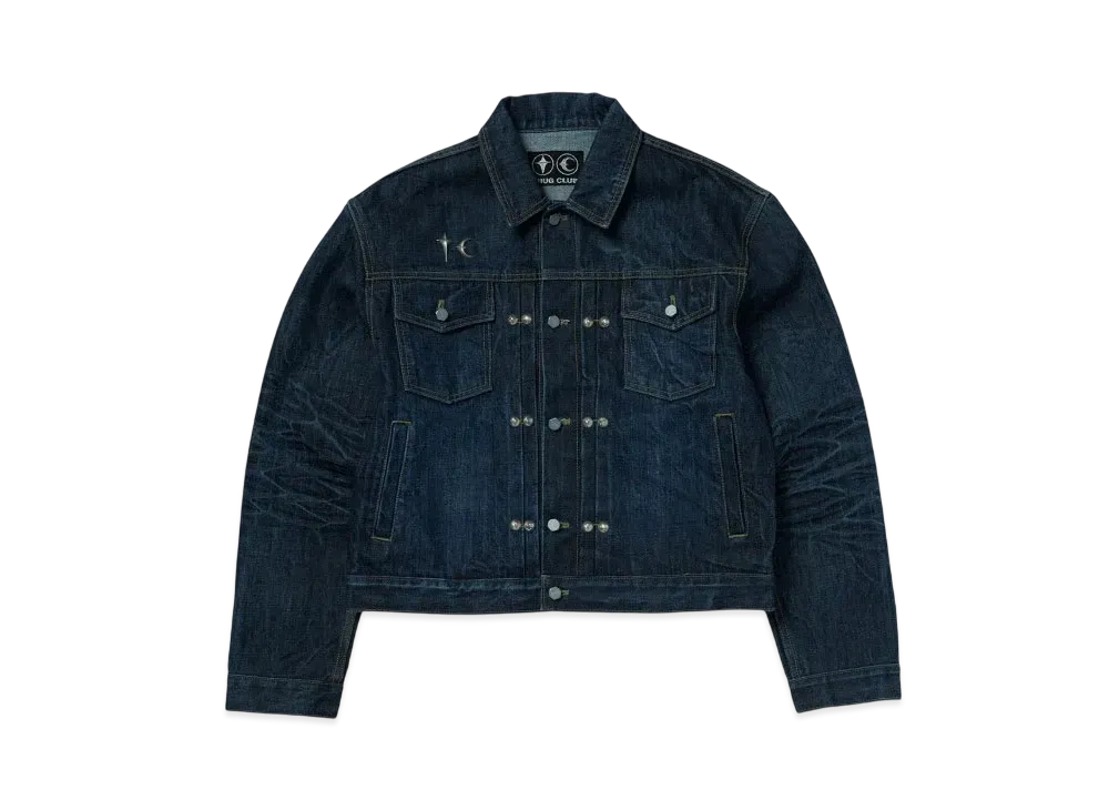 THUG CLUB Naval Warfare Denim Jacket "Blue"