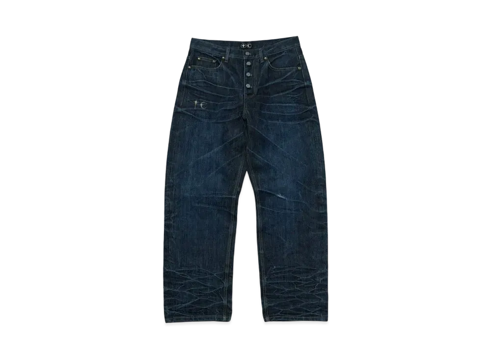 THUG CLUB Naval Warfare Denim Pants "Blue"