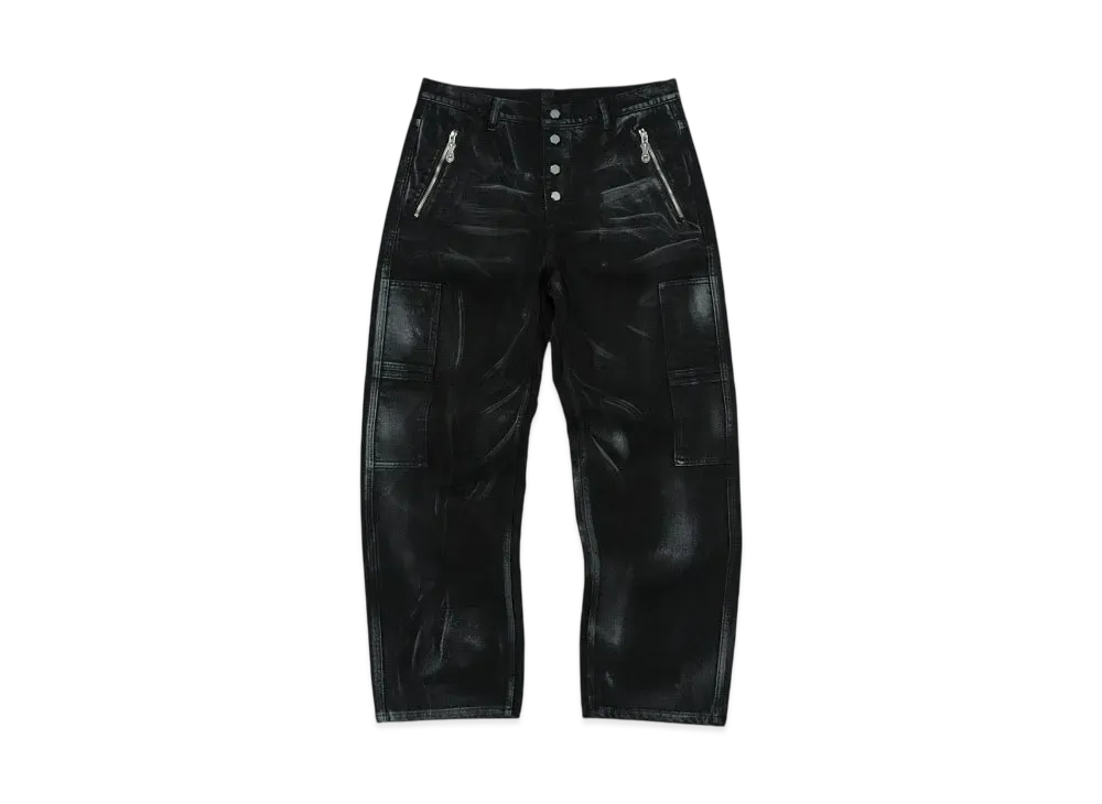 THUG CLUB Leave a Trace Denim Pants "Black"