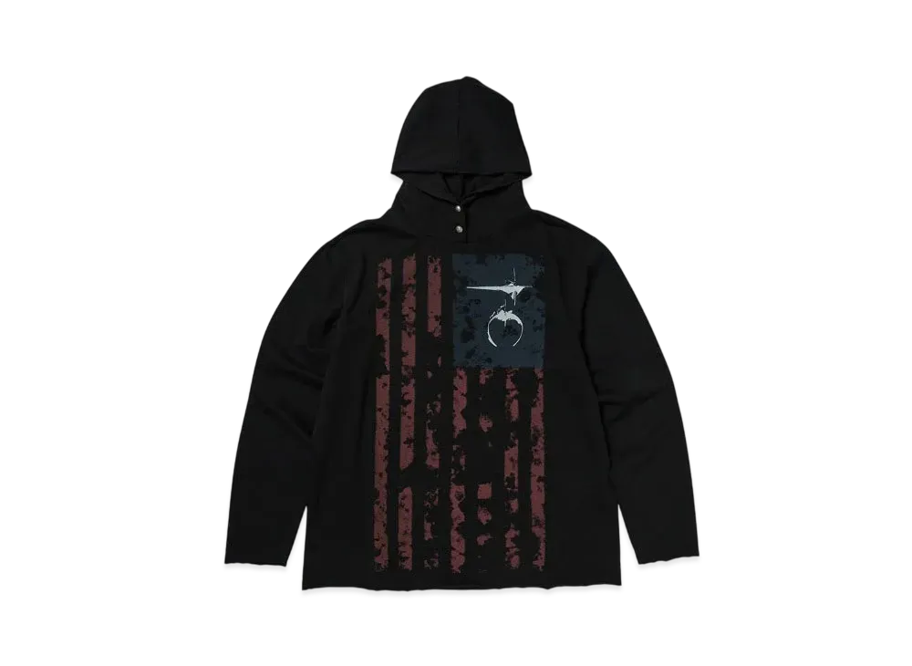 THUG CLUB Old Glory Hoodie "Khaki"