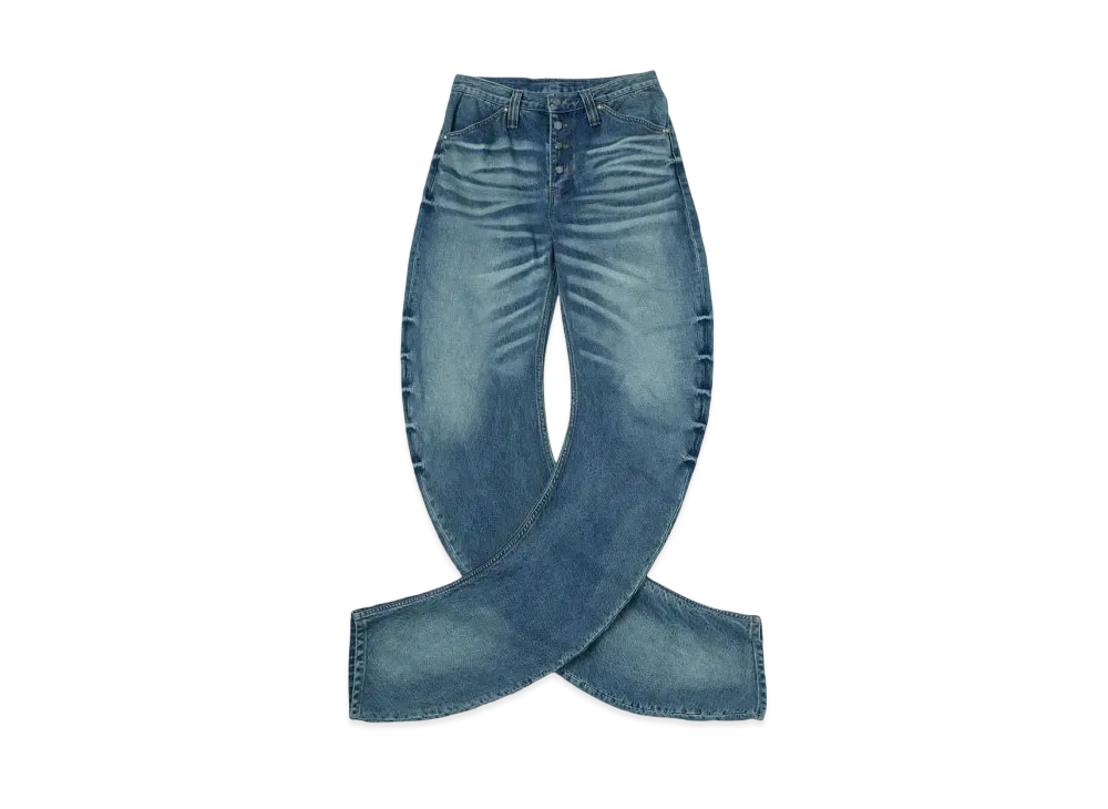 THUG CLUB Parkour Denim Pants "Multi Burn"