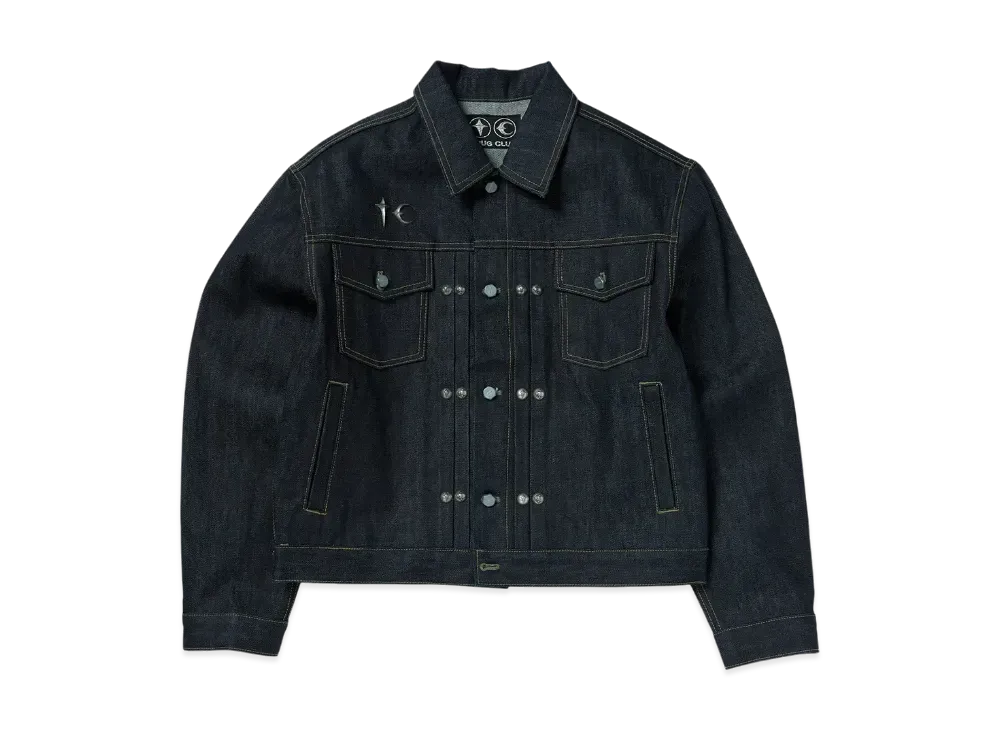 THUG CLUB Land Warfare Denim Jacket "Indigo"