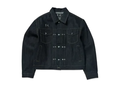 THUG CLUB Land Warfare Denim Jacket "Indigo"