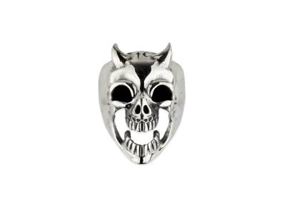 THUG CLUB TC Riding Skull Ring "Silver"