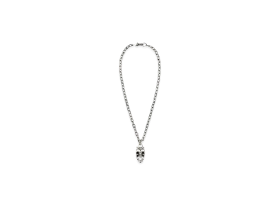 THUG CLUB TC Riding Skull Necklace "Silver"