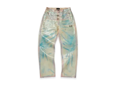 THUG CLUB Skin Bio Soldier Leather Pants "Nude"