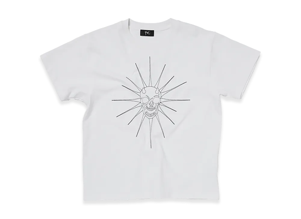 THUG CLUB TC Riding Skull StiTCh T-Shirt "White"