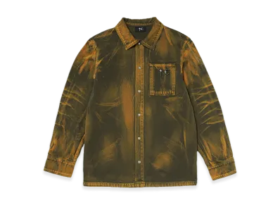 THUG CLUB TC Two Tone Washed Shirt "Olive"