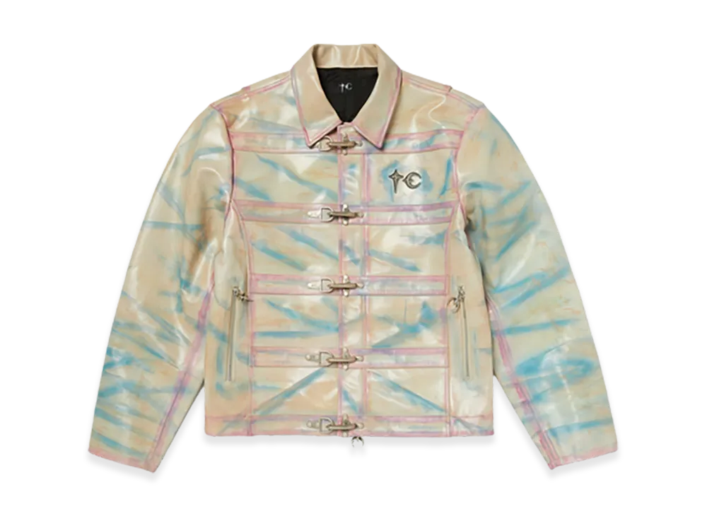 THUG CLUB Skin Bio Soldier Leather Jacket "Nude"