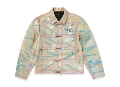 THUG CLUB Skin Bio Soldier Leather Jacket "Nude"