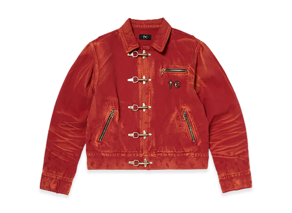 THUG CLUB TC Two Tone Washed Jacket "Red"