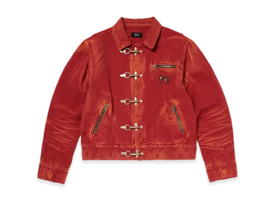 THUG CLUB TC Two Tone Washed Jacket "Red"