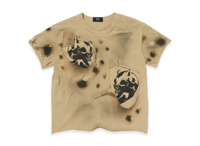THUG CLUB Dead Inside Double Layer T-Shirt "Beige"