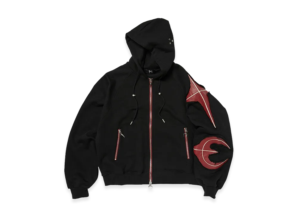 THUG CLUB New Rock Zip-Up Hoodie "Black"