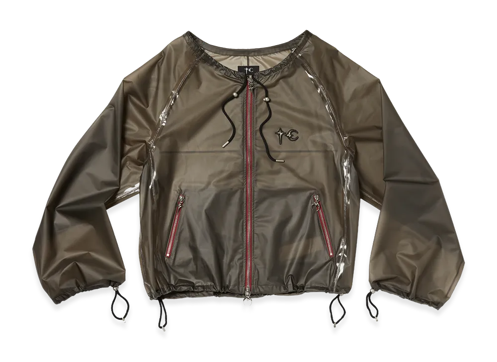 THUG CLUB Seam Sealed Taped Line Jacket "Smoke Black"