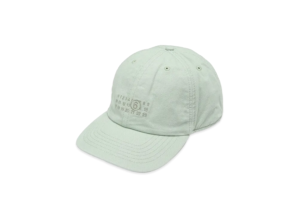 MM6 Maison Margiela Numeric Logo Embroidery Baseball Cap "Blue"